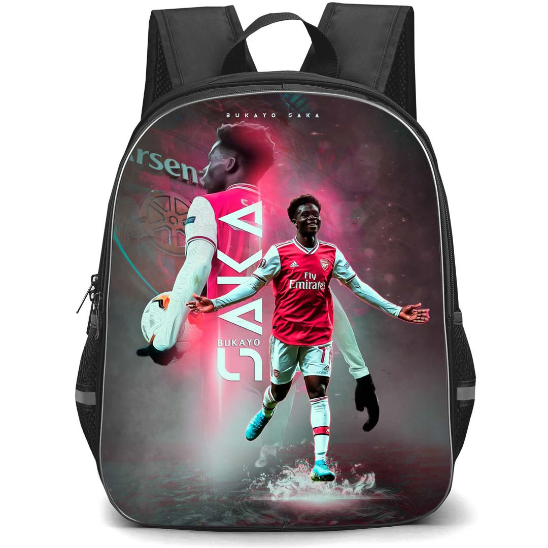 Bukayo Saka Backpack StudentPack - Bukayo Saka Celebration Poster Art