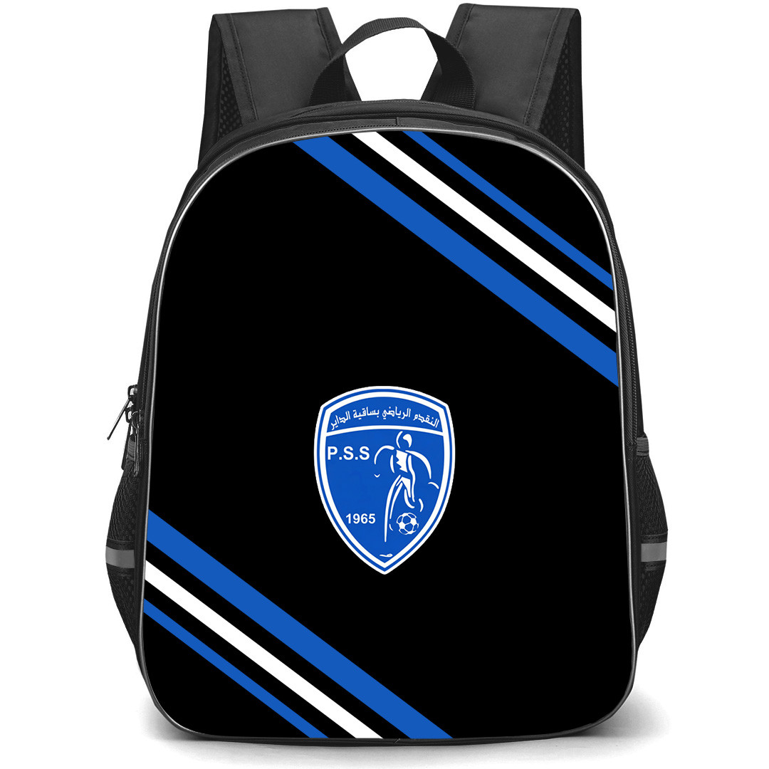 Progres Sportif Sakiet Eddaier Backpack School Bag StudentPack - Progres Sportif Sakiet Eddaier Large Logo With Stripe