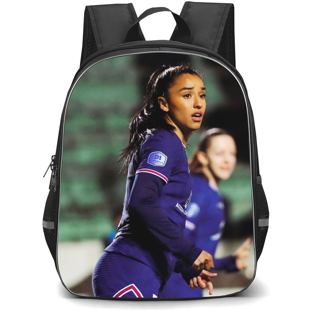 Sakina Karchaoui Backpack StudentPack - Sakina Karchaoui Paris Saint-Germain F.C. Candid Photography