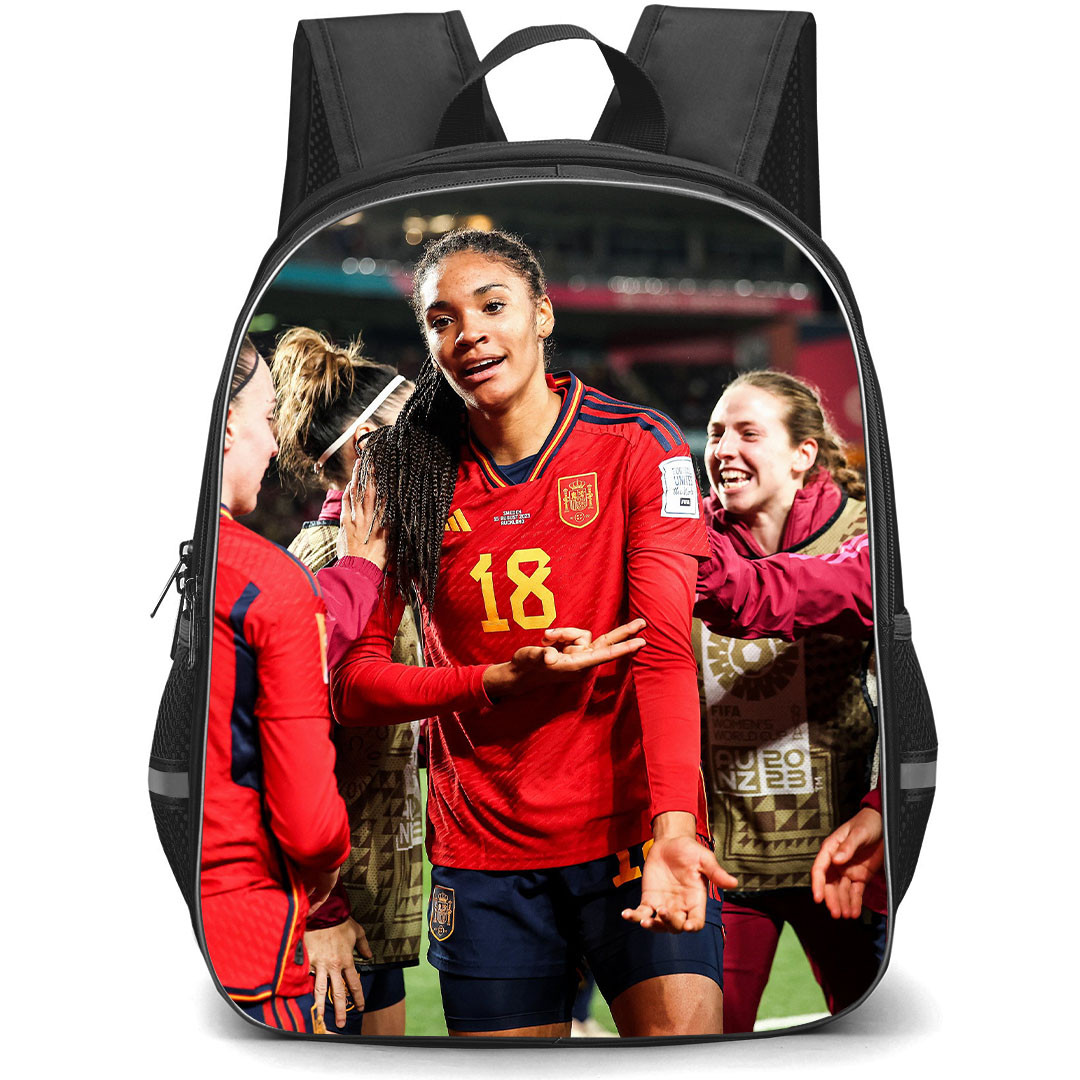 Spain Women National Team World Cup Salma Paralluelo Backpack StudentPack - Salma Paralluelo Sheesh Sign