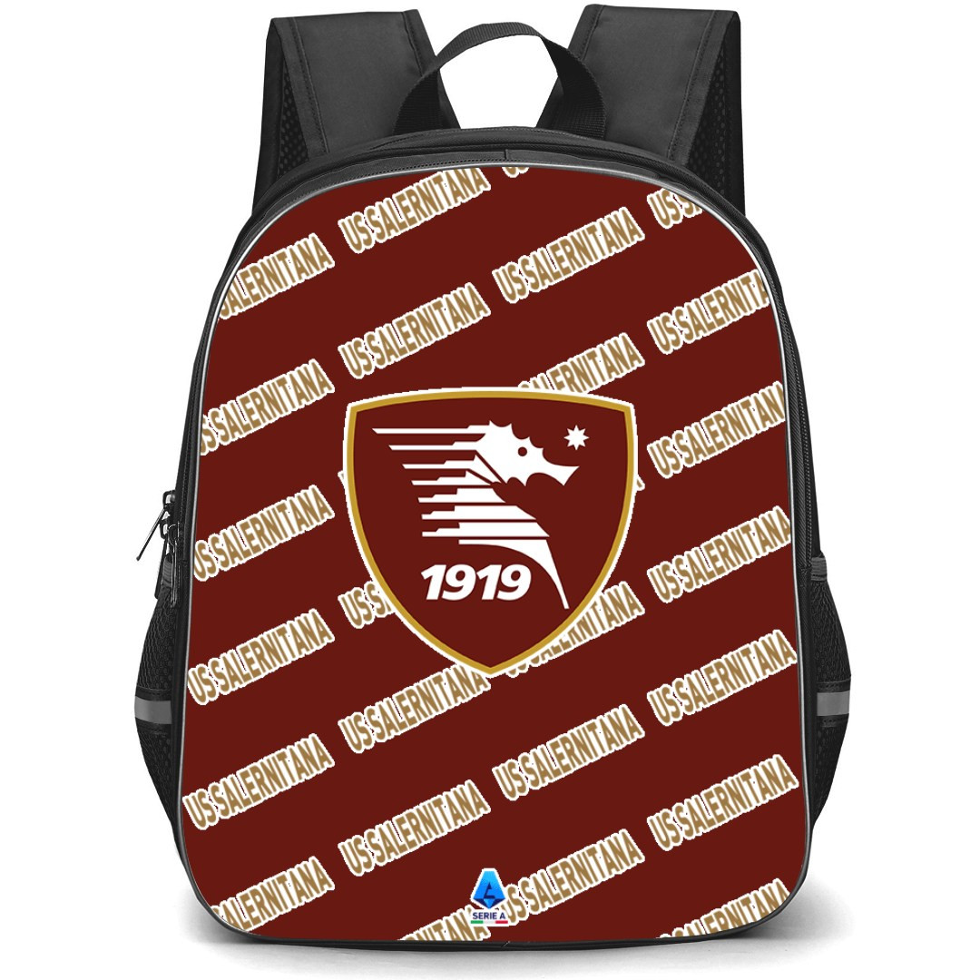 US Salernitana 1919 Football Club Backpack StudentPack - Salernitana Football Club Medley Monogram Wordmark