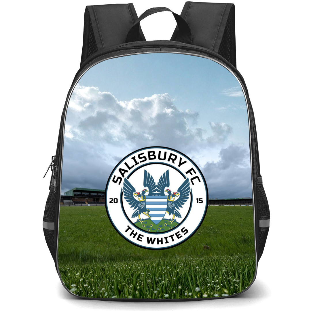Salisbury Backpack School Bag StudentPack - Logo Field Stadium Background Football Club