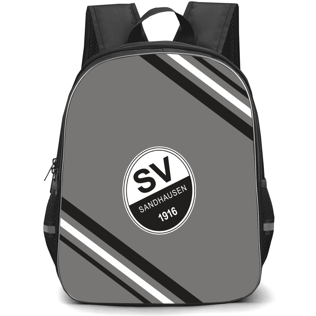 SV Sandhausen Football Club Backpack School Bag StudentPack - Large Logo With Stripe