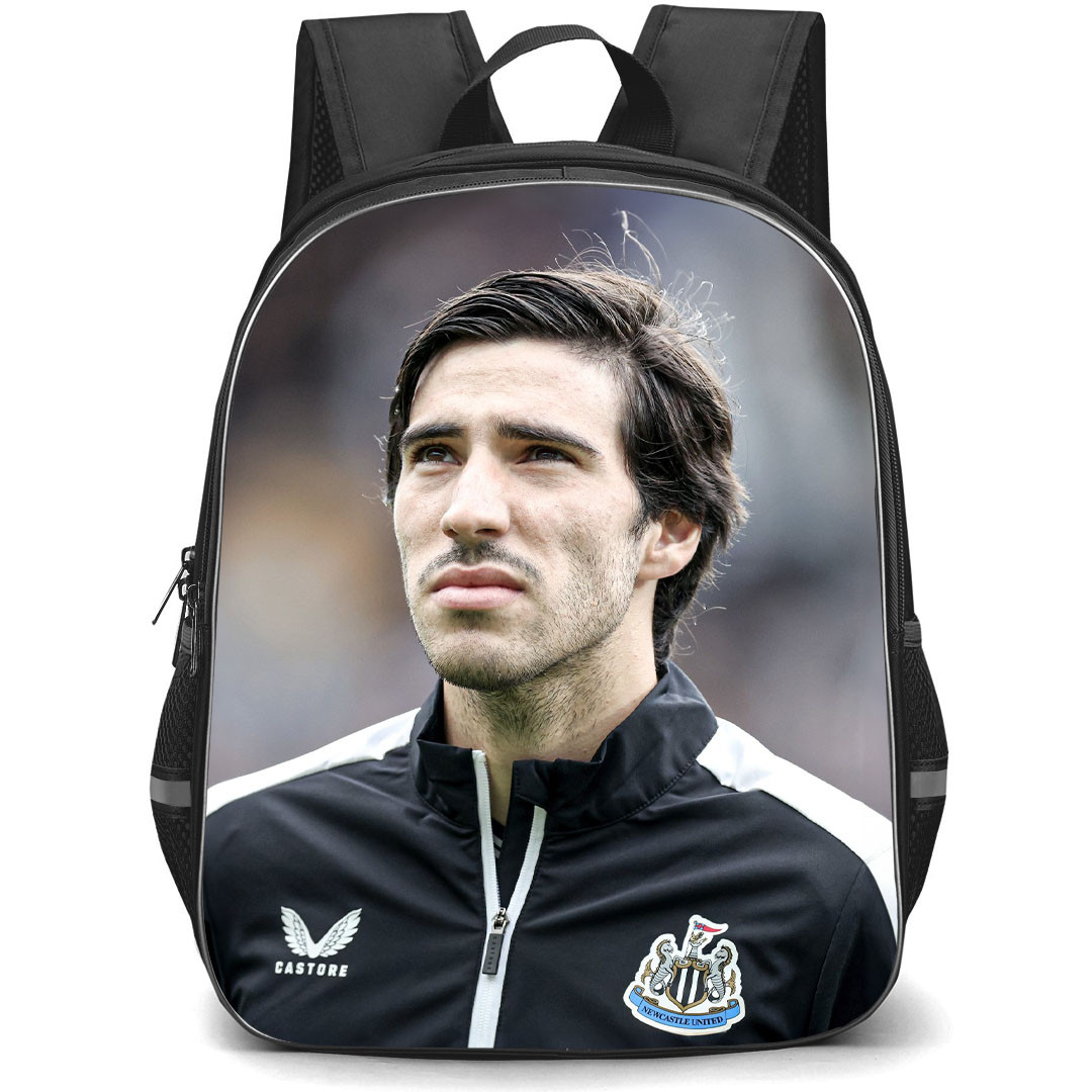 Sandro Tonali Backpack StudentPack - Sandro Tonali Newcastle United F.C. Portrait Poster