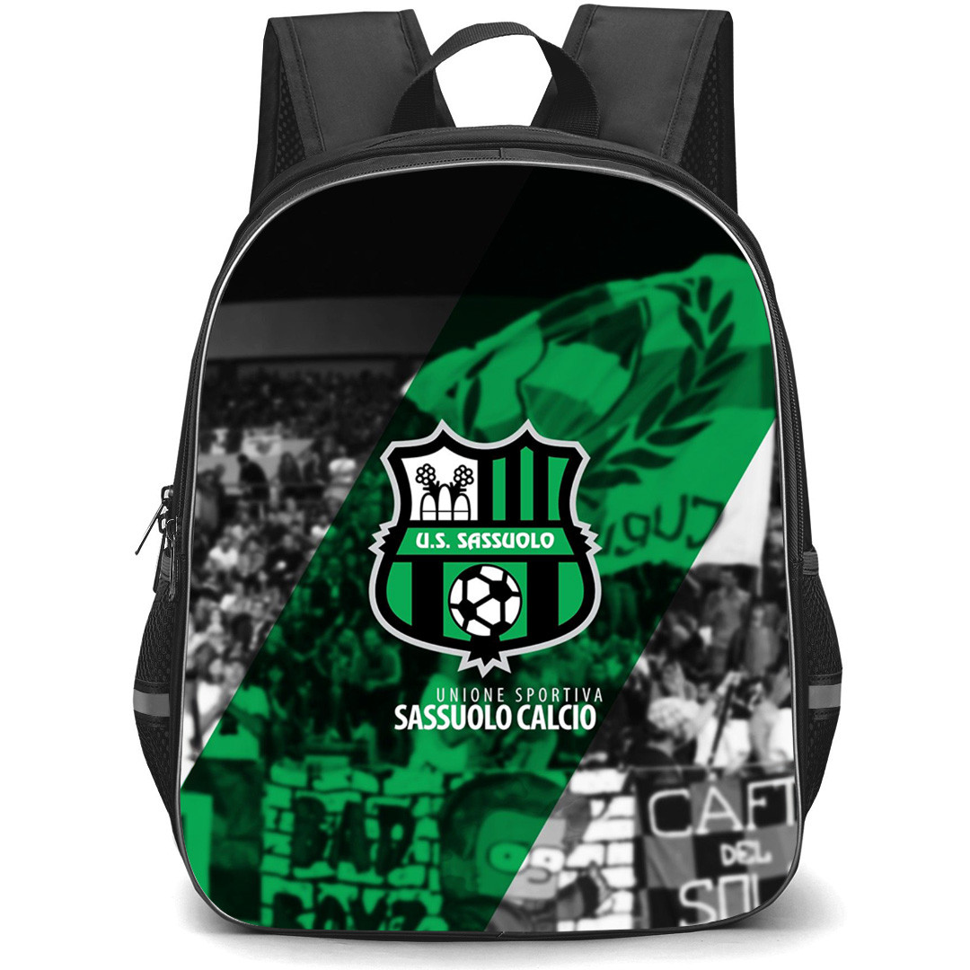 U.S. Sassuolo Calcio Backpack StudentPack - U.S. Sassuolo Calcio Logo Stripe Background