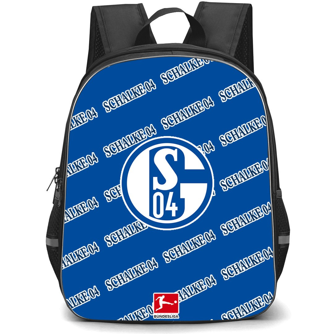 FC Schalke Football Club Backpack StudentPack - Schalke Football Club Medley Monogram Wordmark