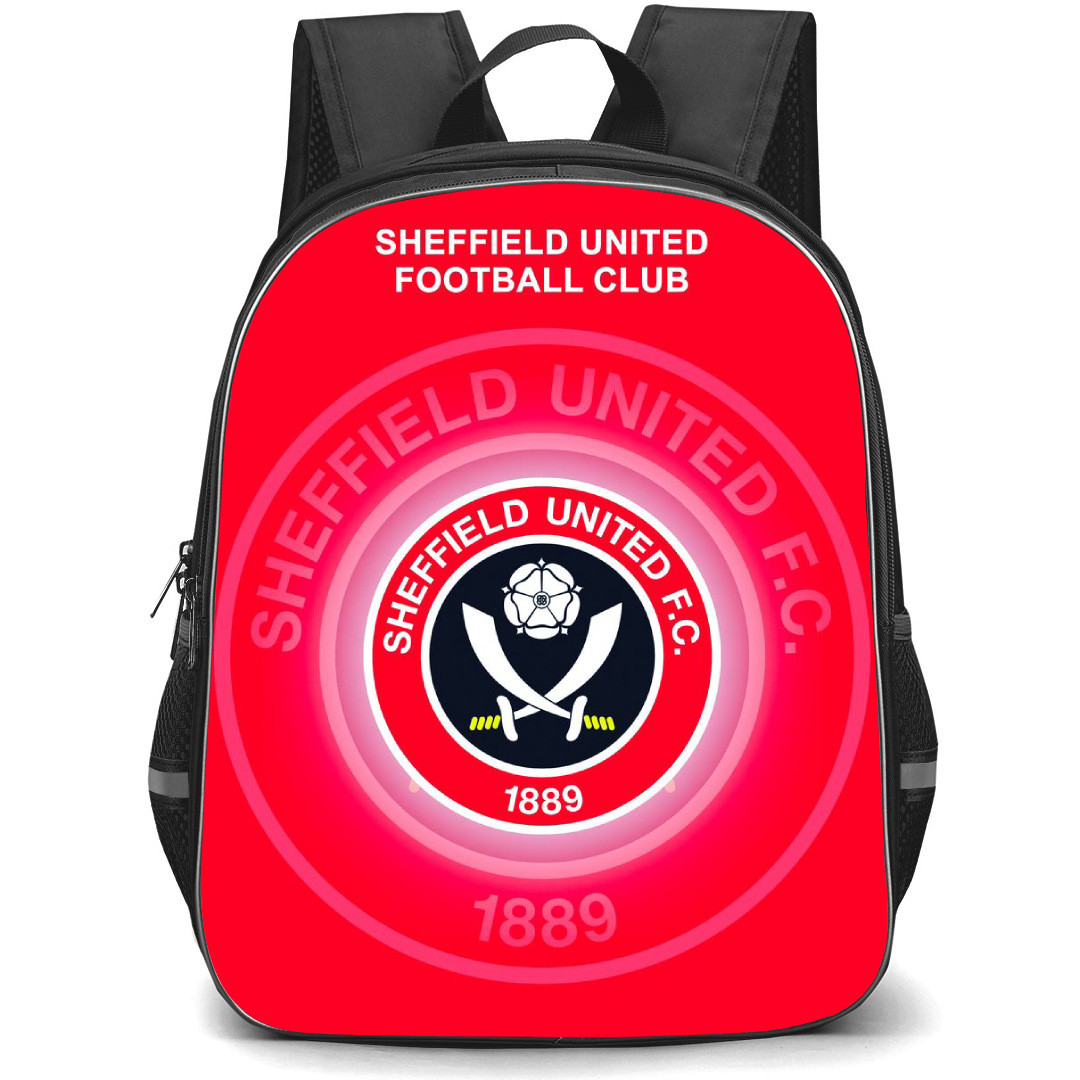 Sheffield United F.C. Backpack StudentPack - Sheffield United F.C. The Blades Logo On Red Background