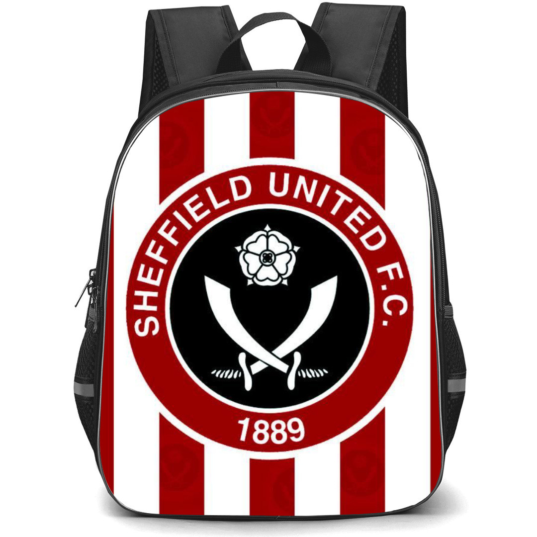 Sheffield United F.C. Backpack StudentPack - Sheffield United F.C. Logo On Red Stripe Background