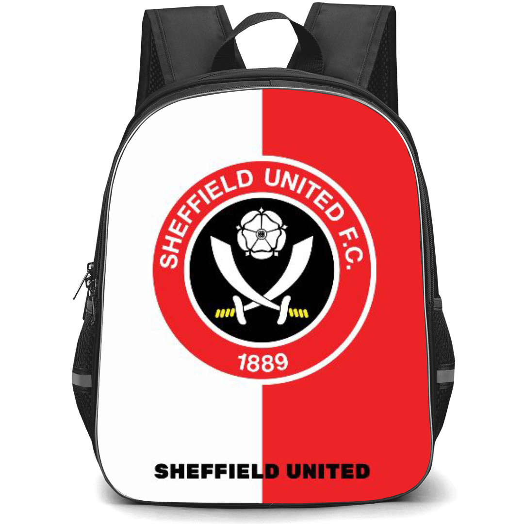 Sheffield United F.C. Backpack StudentPack - Sheffield United F.C. Logo On White Red Background