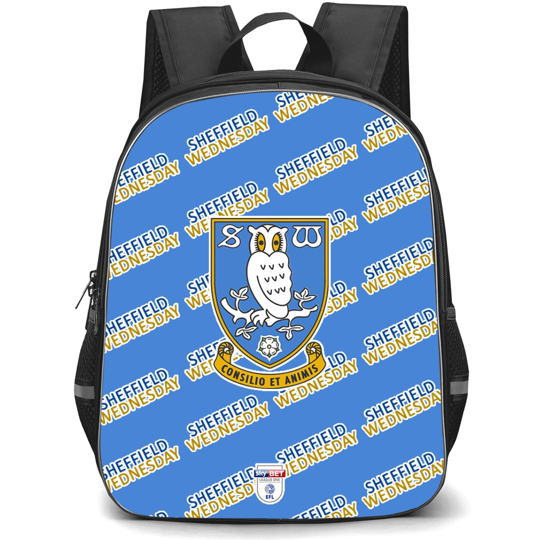 Sheffield Wednesday FC Backpack StudentPack - Sheffield Football Club Medley Monogram Wordmar
