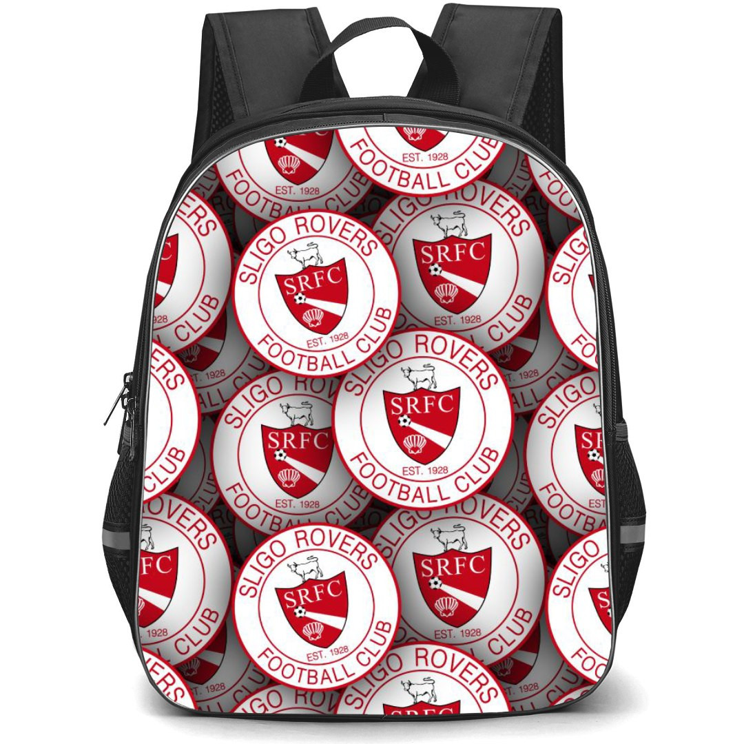 Sligo Rovers FC Backpack School Bag StudentPack - Logo Collage Poster