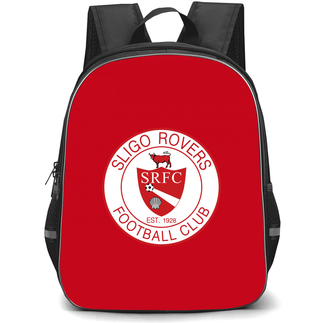 Sligo Rovers FC Backpack School Bag StudentPack - Logo Red Background