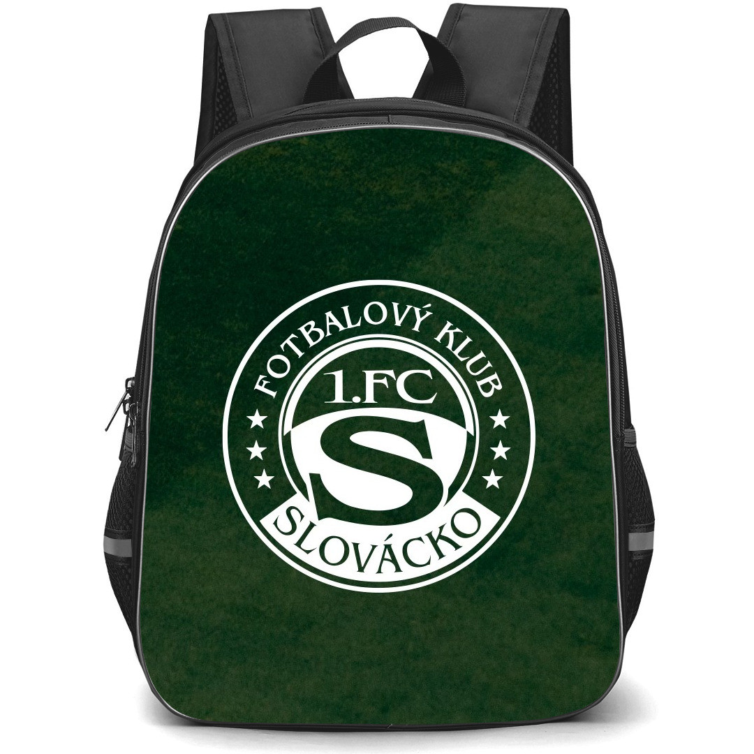 FC Slovacko Backpack School Bag StudentPack - Logo In Grass Background