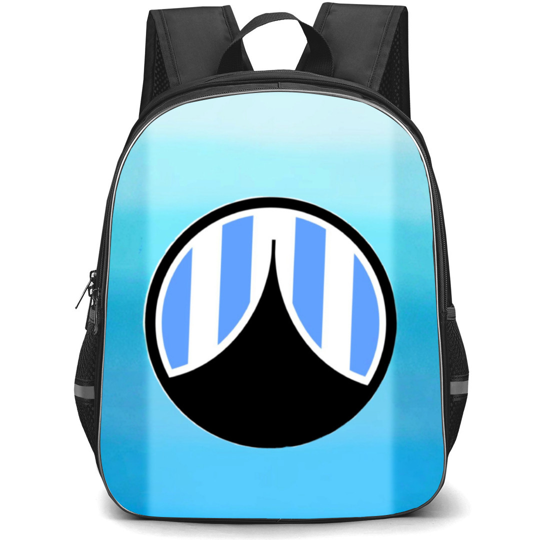 FC Slovan Liberec Backpack School Bag StudentPack - Logo In Sky Blue Gradient Background
