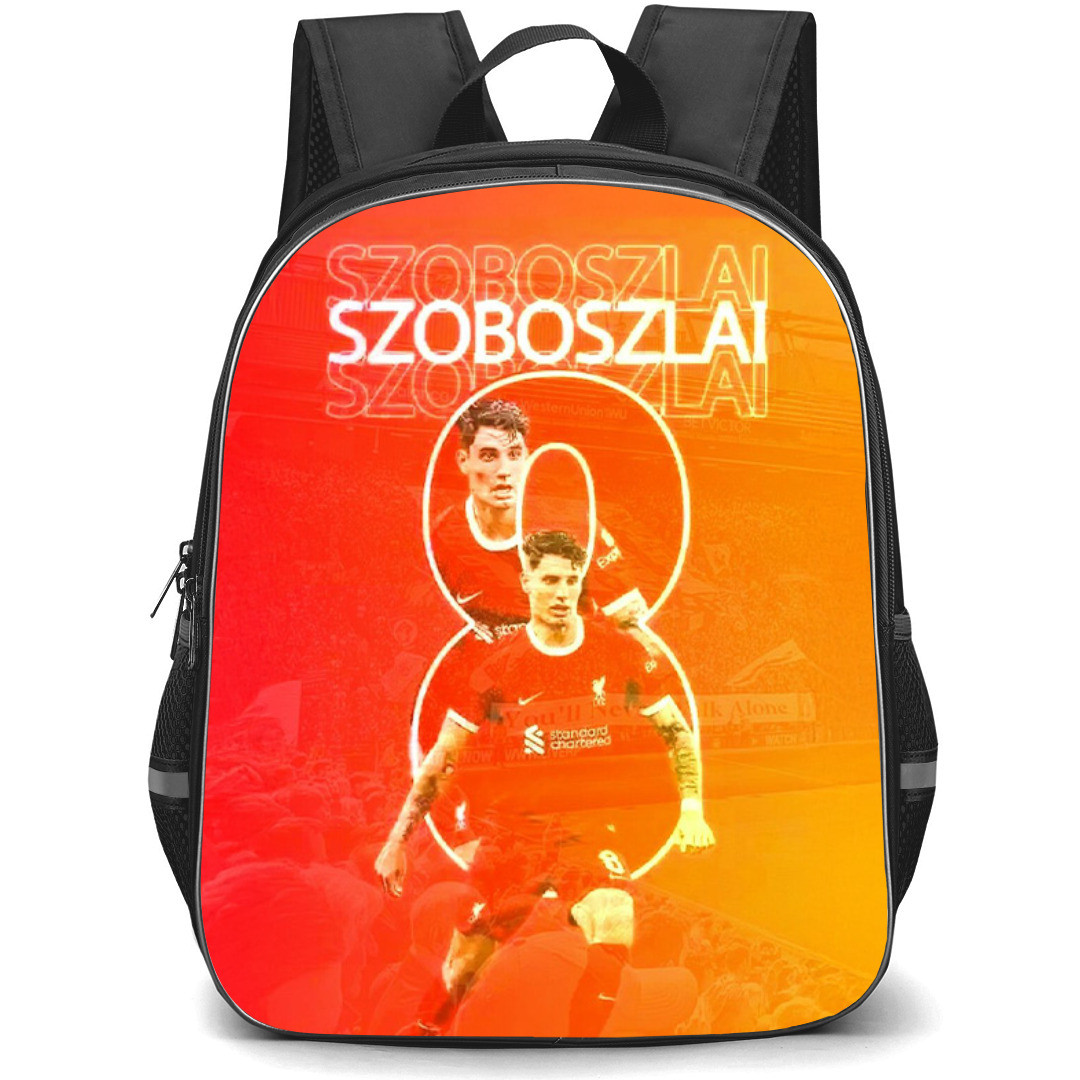 Dominik Szoboszlai Backpack StudentPack - Dominik Szoboszlai 8 Liverpool F.C. Retro Poster