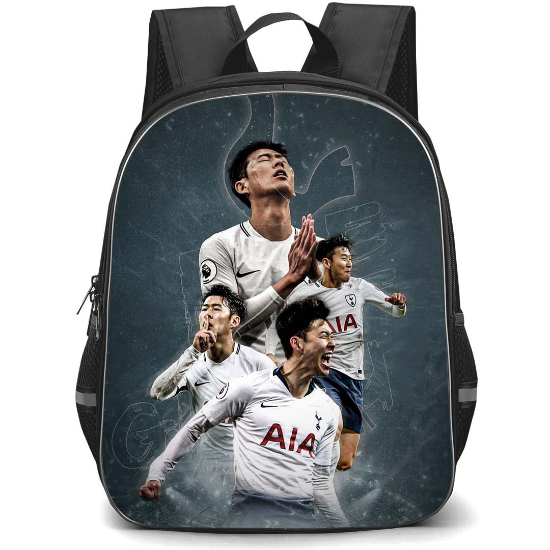 Son Heung-Min School Backpack StudentPack - Son Heung-Min Tottenham Hotspur FC Celebration Moment Picture