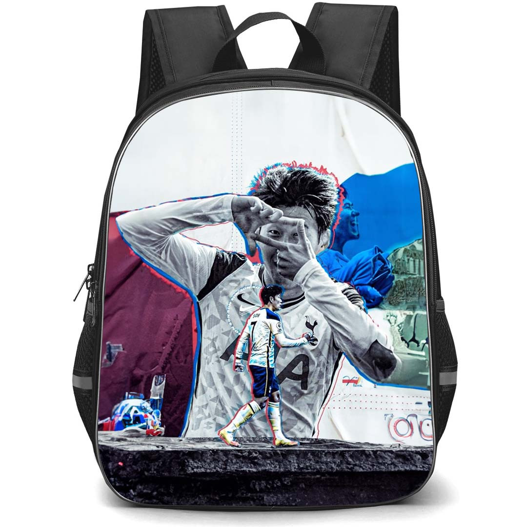 Son Heung-Min Backpack StudentPack - Son Heung-Min 7 Tottenham Hotspur F.C. Signature Celebration Poster