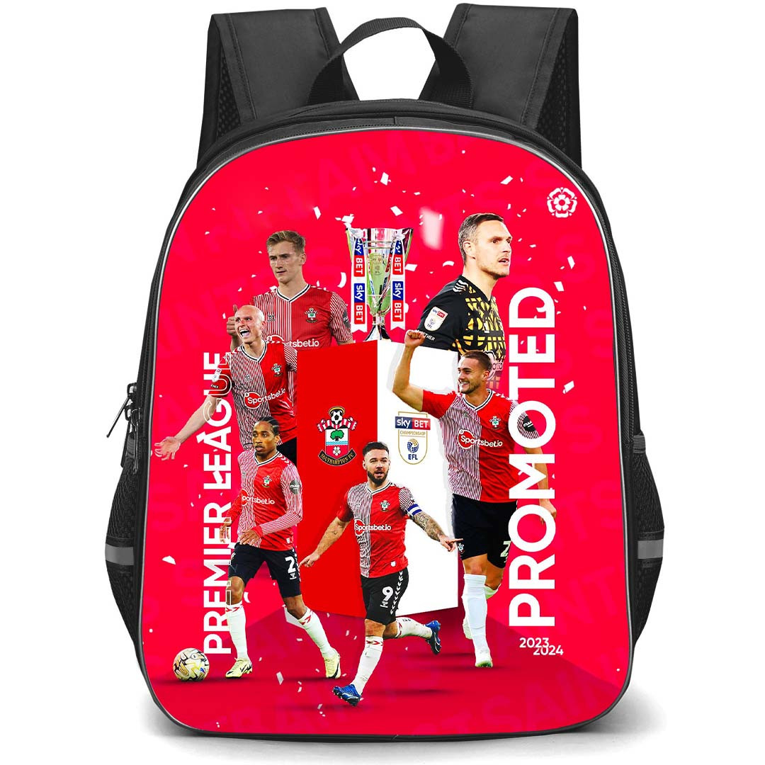 Southampton F.C. School Backpack StudentPack - Southampton Premier League Winner Red Background Poster