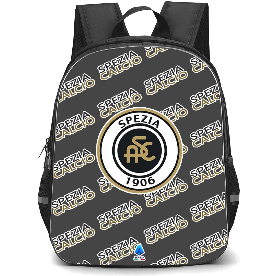 Spezia Calcio Football Club Backpack StudentPack - Spezia Football Club Medley Monogram Wordmark