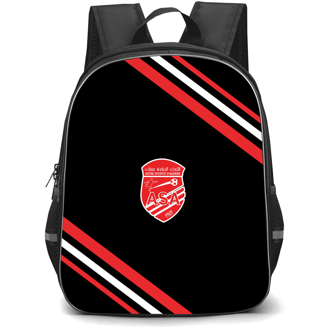Astre Sportif d Agareb Backpack School Bag StudentPack - Astre Sportif d Agareb Large Logo With Stripe