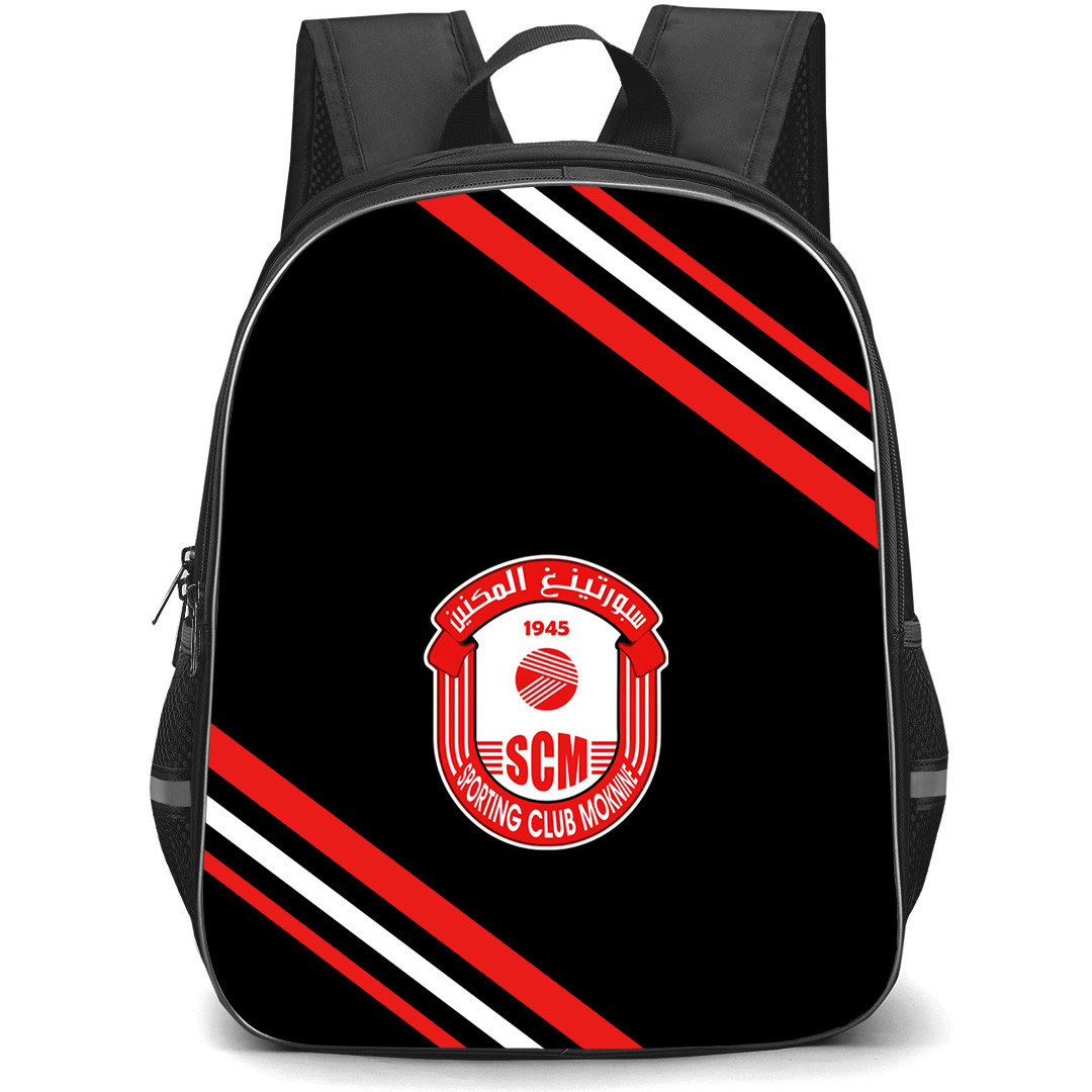 Sporting Club Moknine Backpack School Bag StudentPack - Sporting Club Moknine Large Logo With Stripe