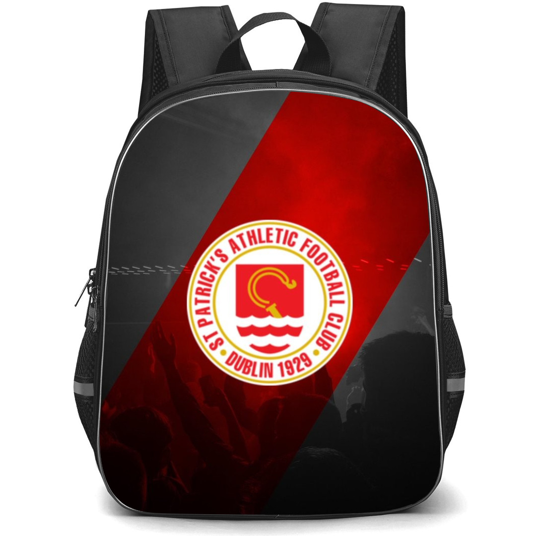St Patrick?s Athletic FC Backpack School Bag StudentPack - Logo Fans Cheering Background