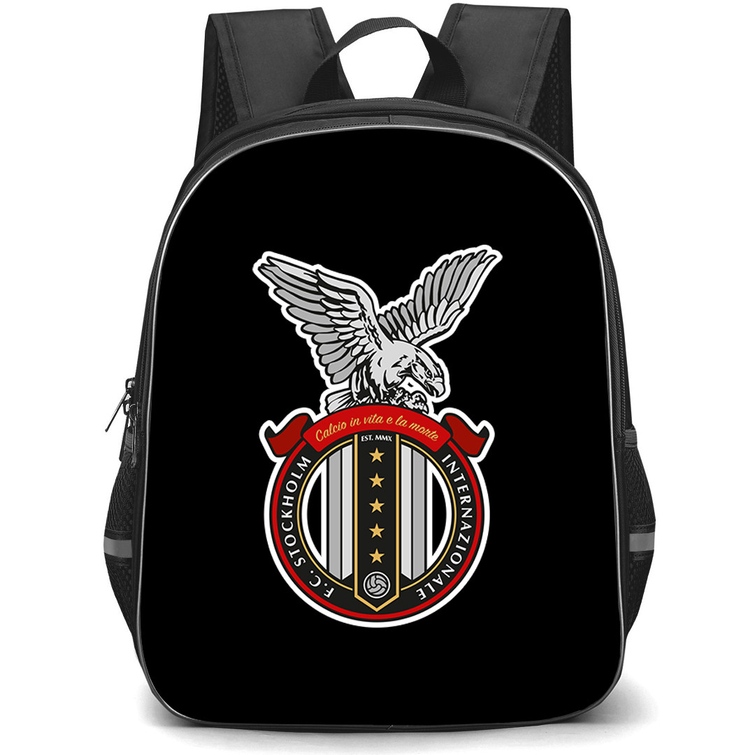 FC Stockholm Internazionale Backpack School Bag StudentPack - FC Stockholm Internazionale Large Logo Football Club