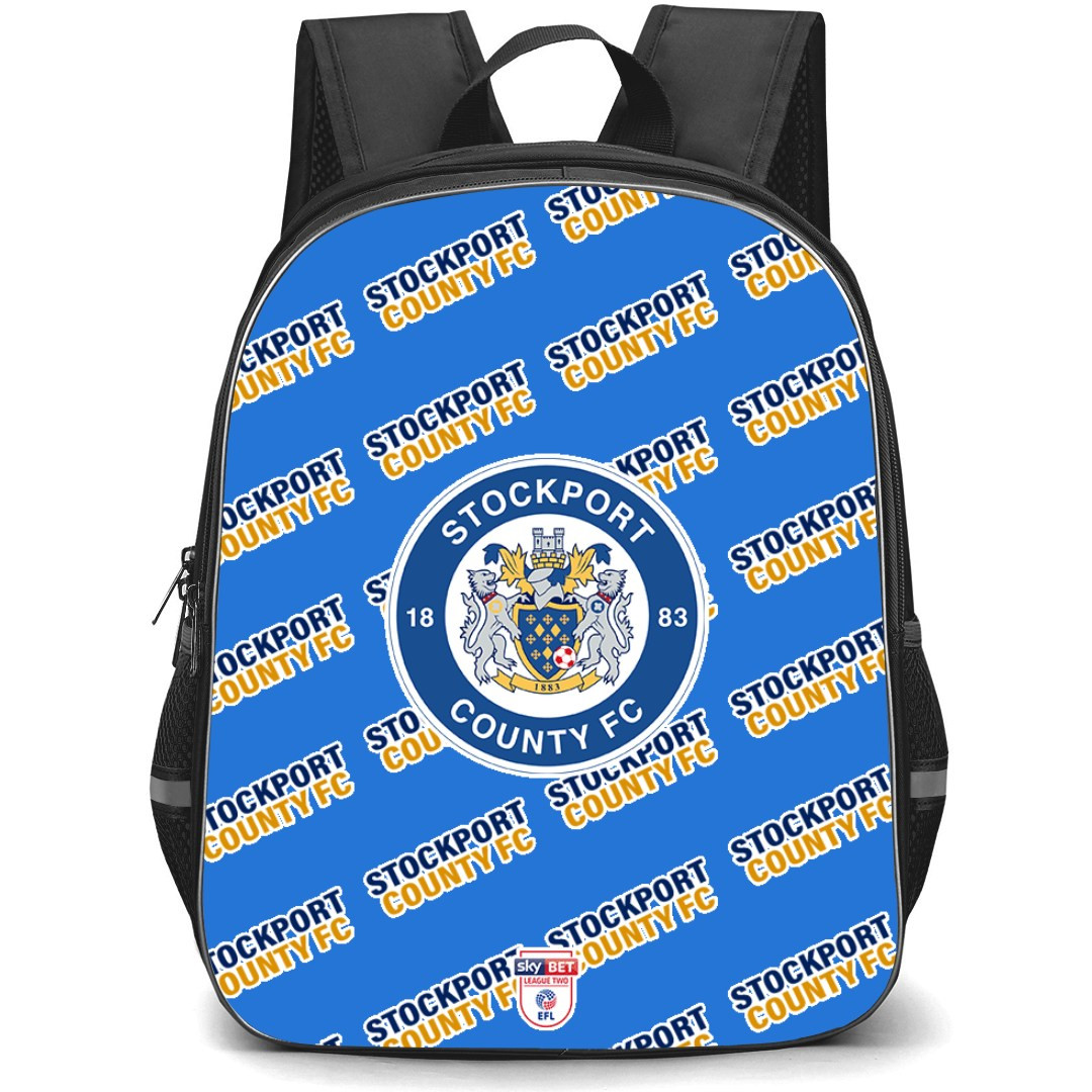 Stockport County FC Backpack StudentPack - Stockport Football Club Medley Monogram Wordmark