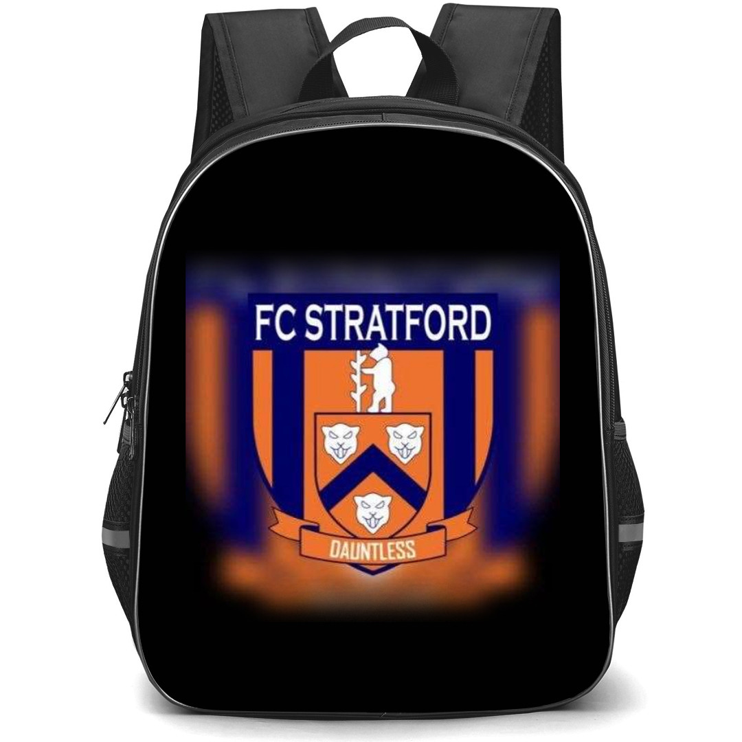 Stratford Town Backpack School Bag StudentPack - Logo Overlay Background Football Club