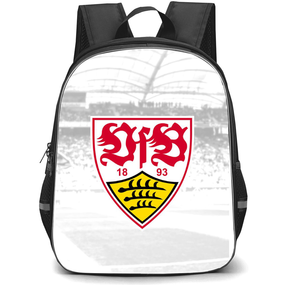 VFB Stuttgart II Backpack School Bag StudentPack - Logo Stadium In White Background Football Club
