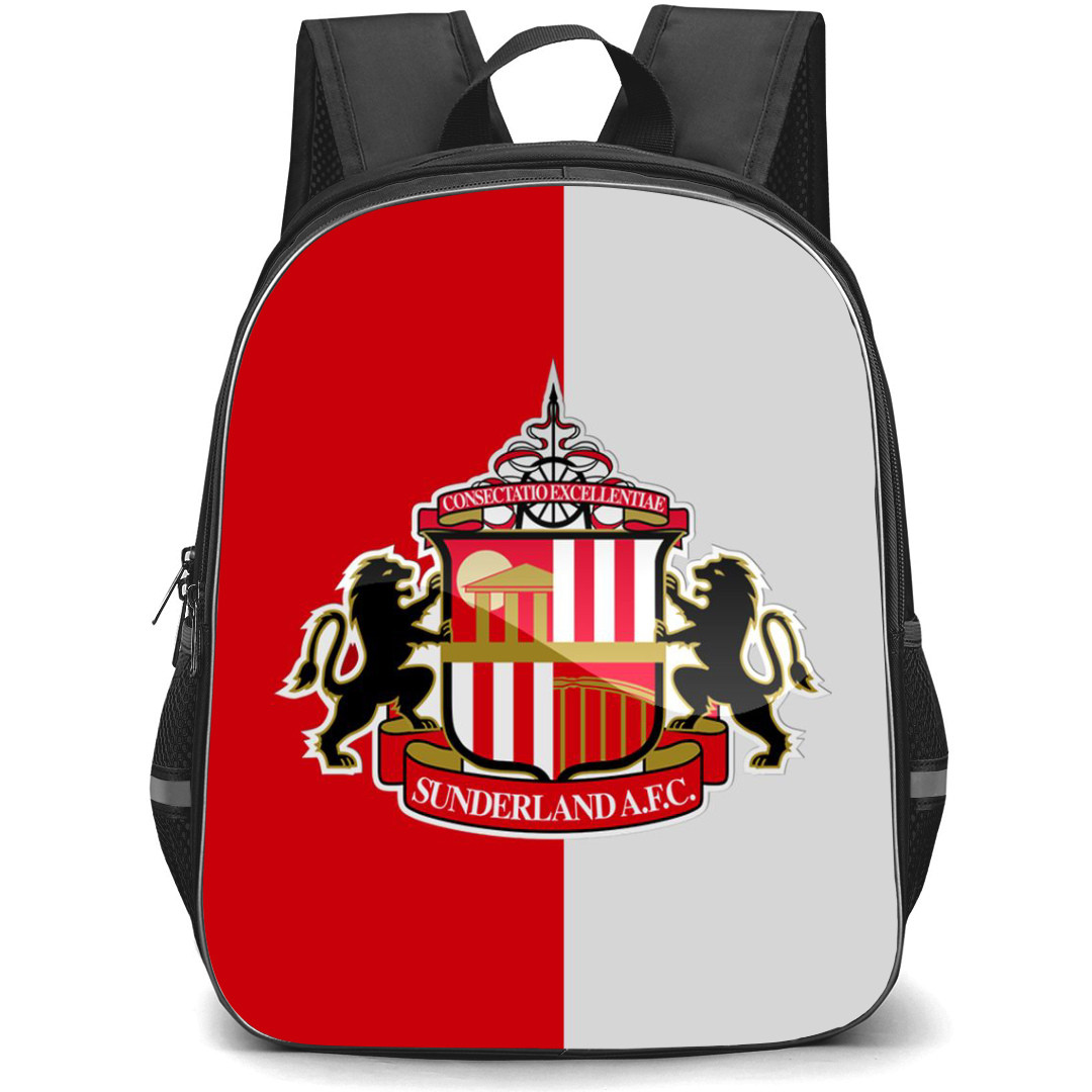 Sunderland AFC Backpack StudentPack - Sunderland AFC Logo White And Red Background