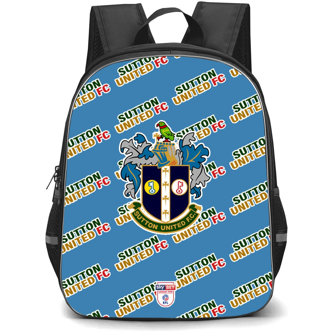 Sutton United FC Backpack StudentPack - Sutton Football Club Medley Monogram Wordmark