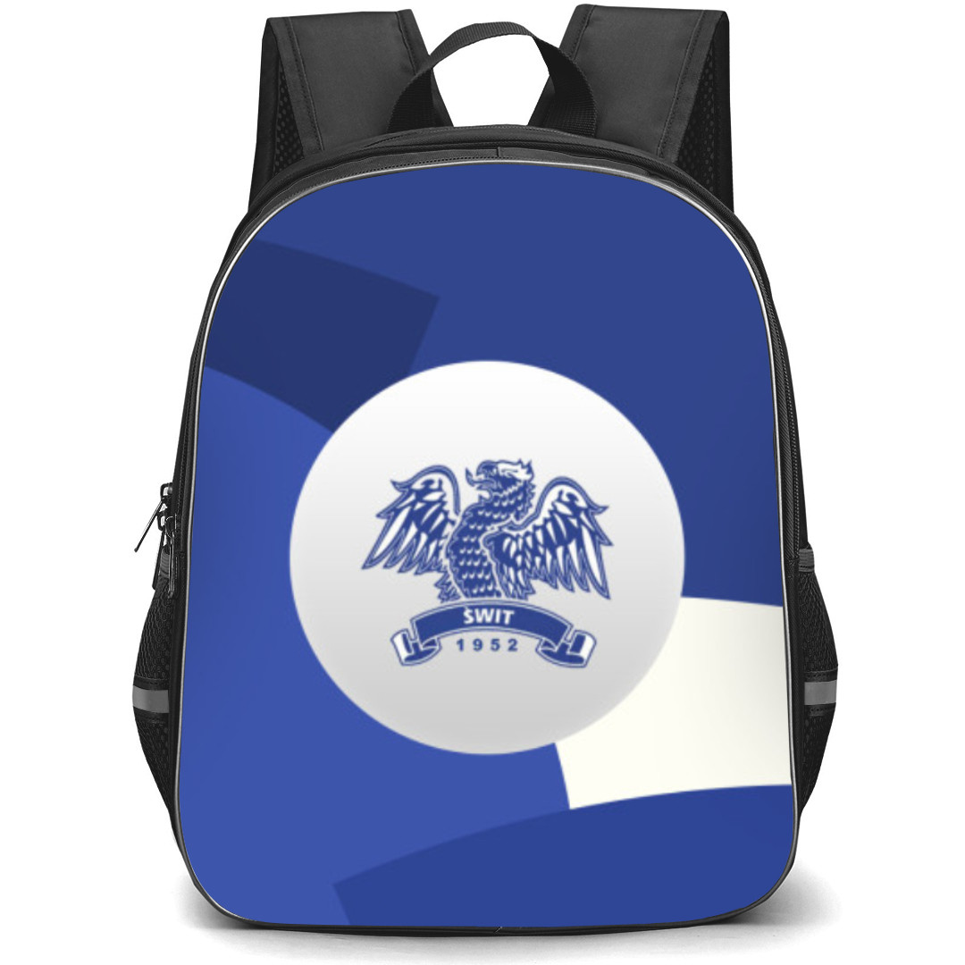 Swit Szczecin Backpack School Bag StudentPack - Logo In White And Blue Background