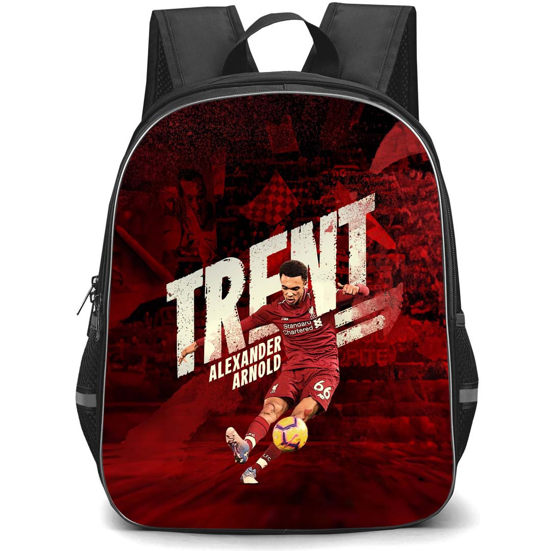 Trent Alexander-Arnold Backpack StudentPack - Trent Alexander-Arnold Liverpool F.C. Dribbling Poster Art