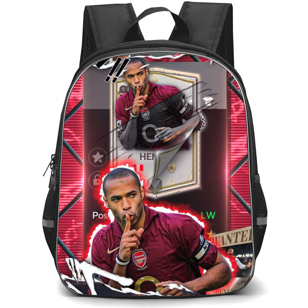 Thierry Henry Backpack StudentPack - Thierry Henry Silencing the Crowd Collage