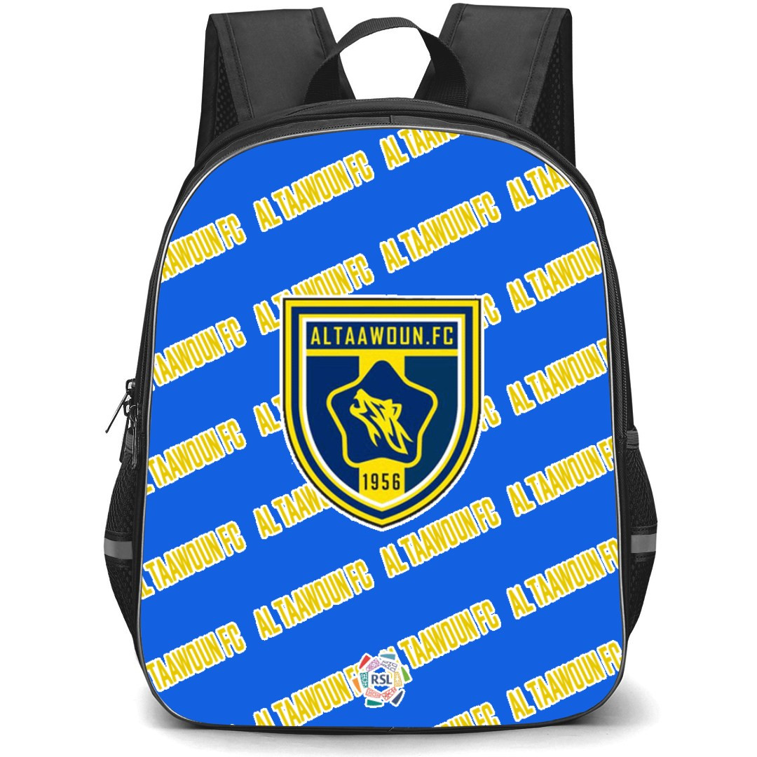 AL Taawoun FC Football Club Backpack StudentPack - Taawoun Football Club Medley Monogram Wordmark