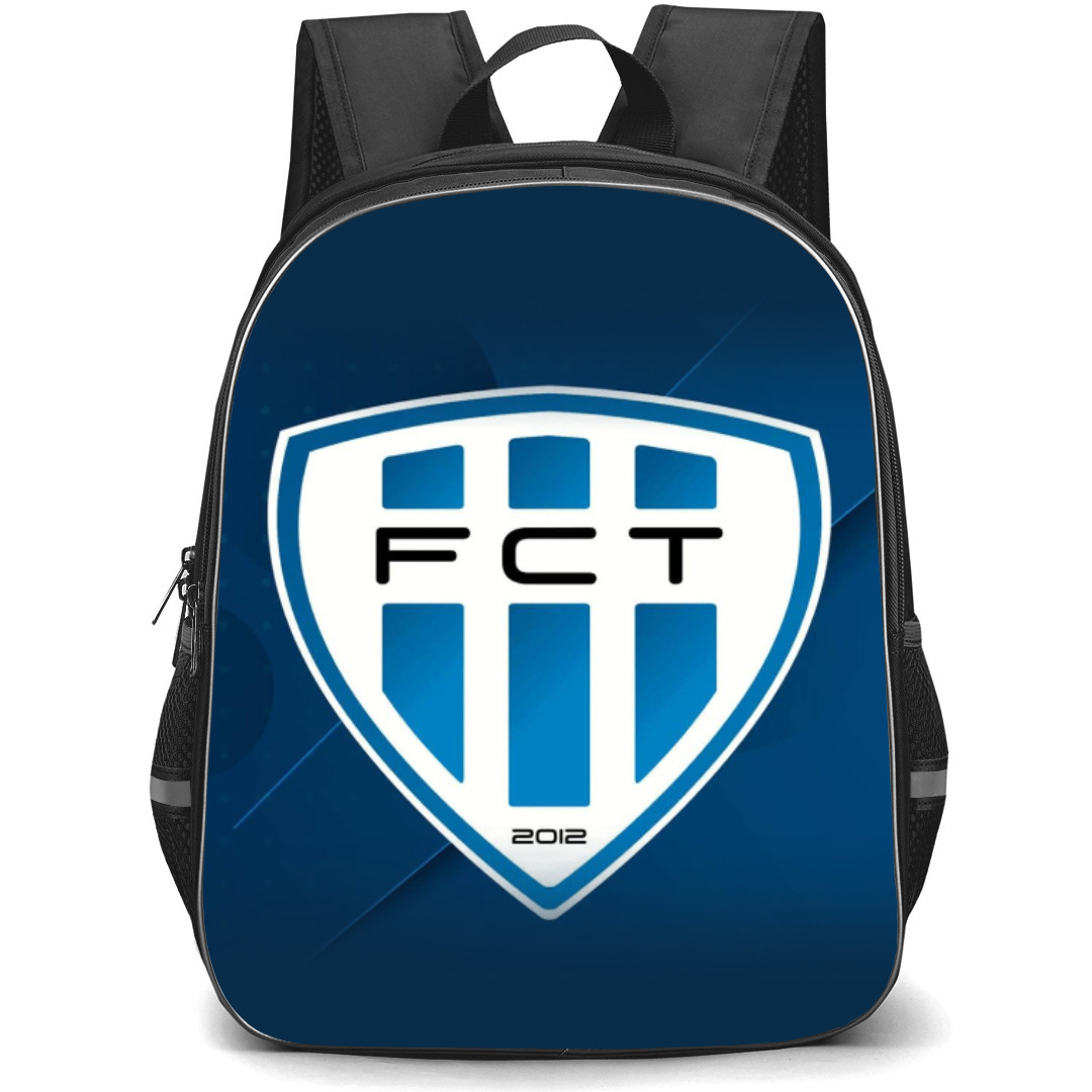 FC Silon Taborsko Backpack School Bag StudentPack - Logo In Blue Abstract Background