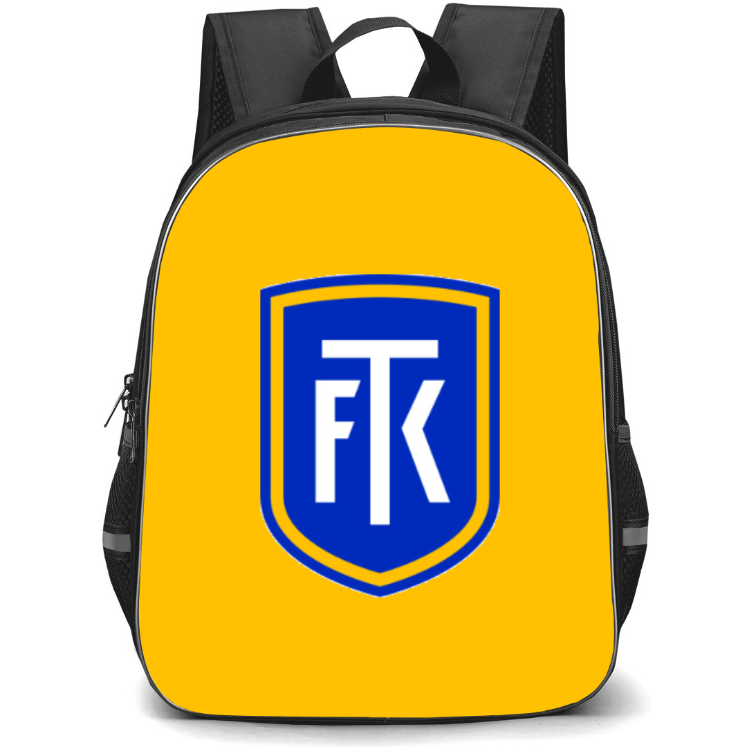 FK Teplice Backpack School Bag StudentPack - Logo In Yellow Background