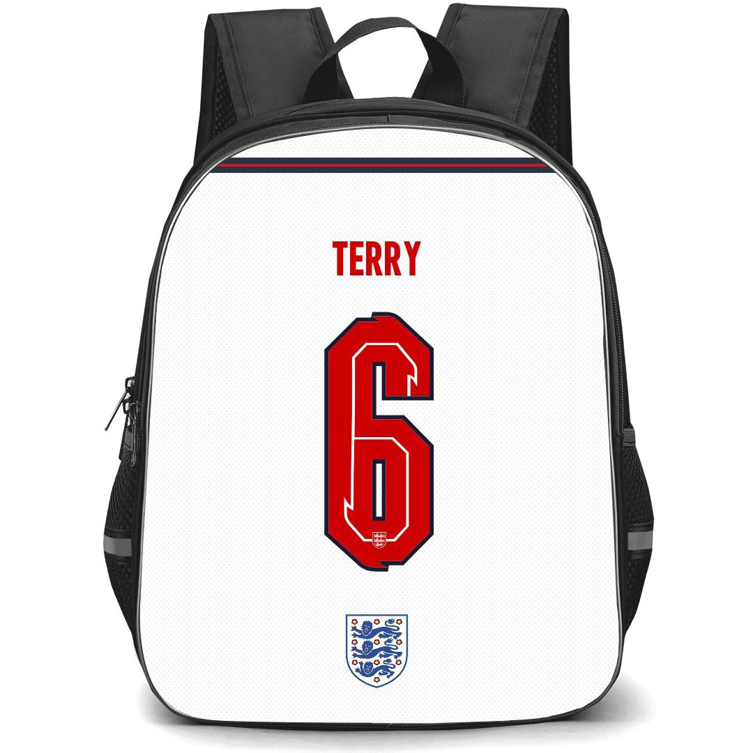 John Terry Backpack StudentPack - John Terry England National Football Team No. 6 Jersey