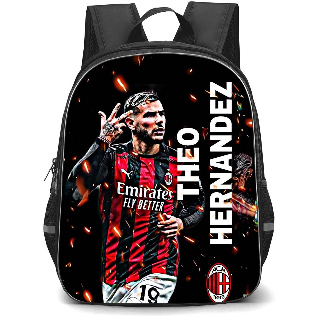 Theo Hernandez Backpack StudentPack - Theo Hernandez A.C. Milan Celebration Poster