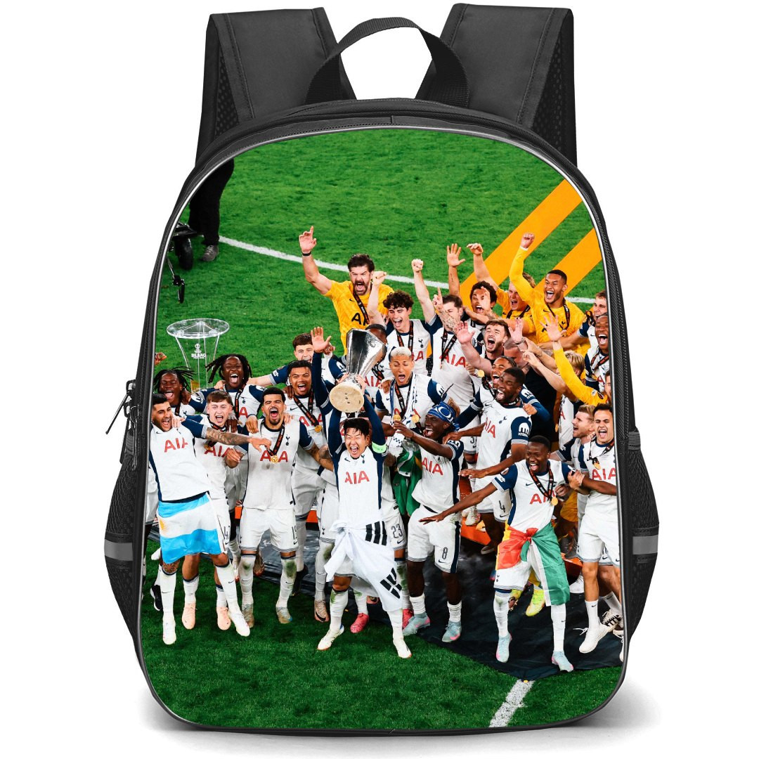 Tottenham Hotspur Backpack StudentPack - Team Celebrating Grass Background