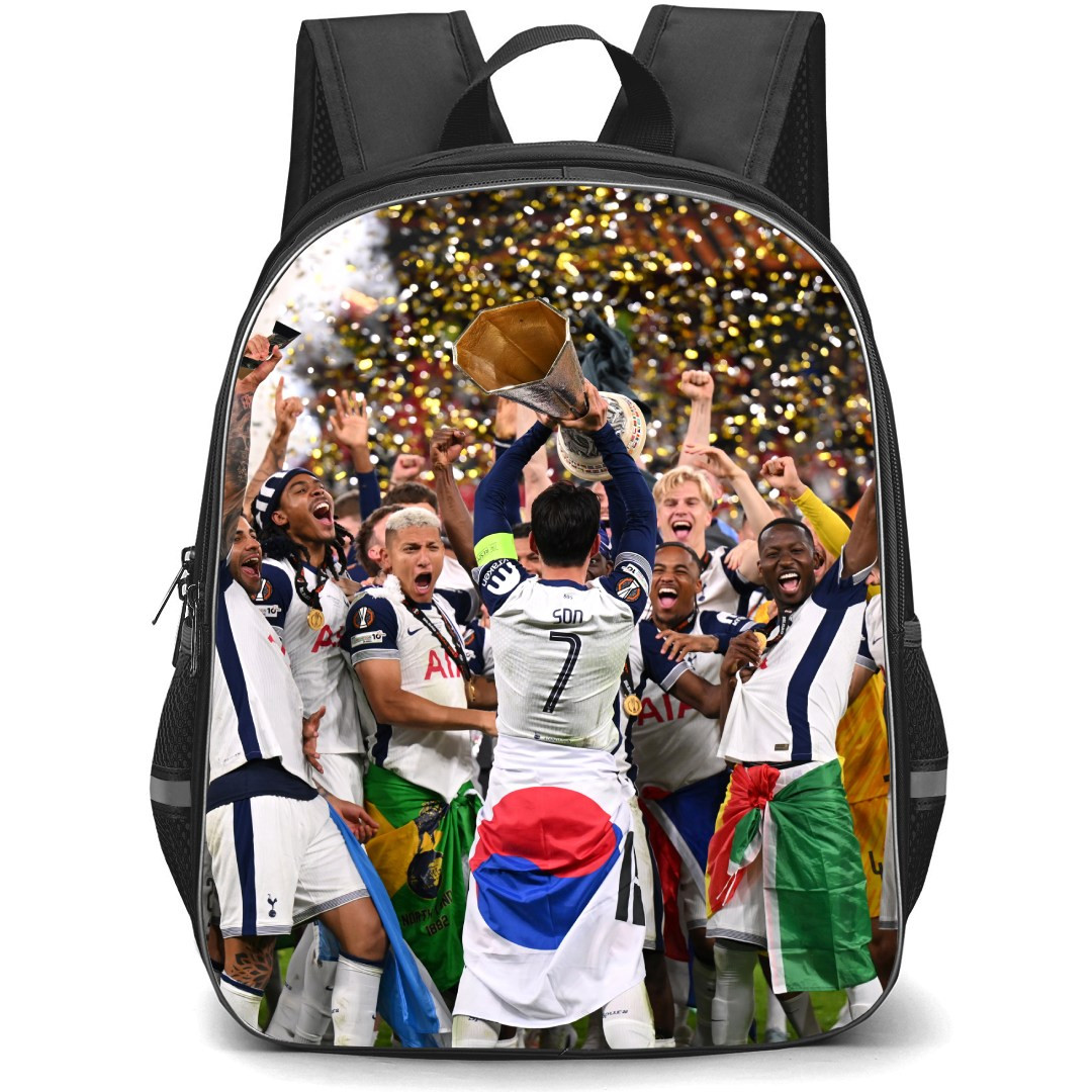 Tottenham Hotspur Backpack StudentPack - Team Celebrating Smoke Background