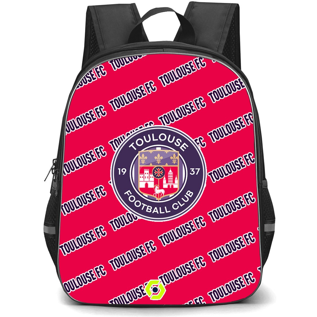 Toulouse FC Football Club Backpack StudentPack - Toulouse Football Club Medley Monogram Wordmark