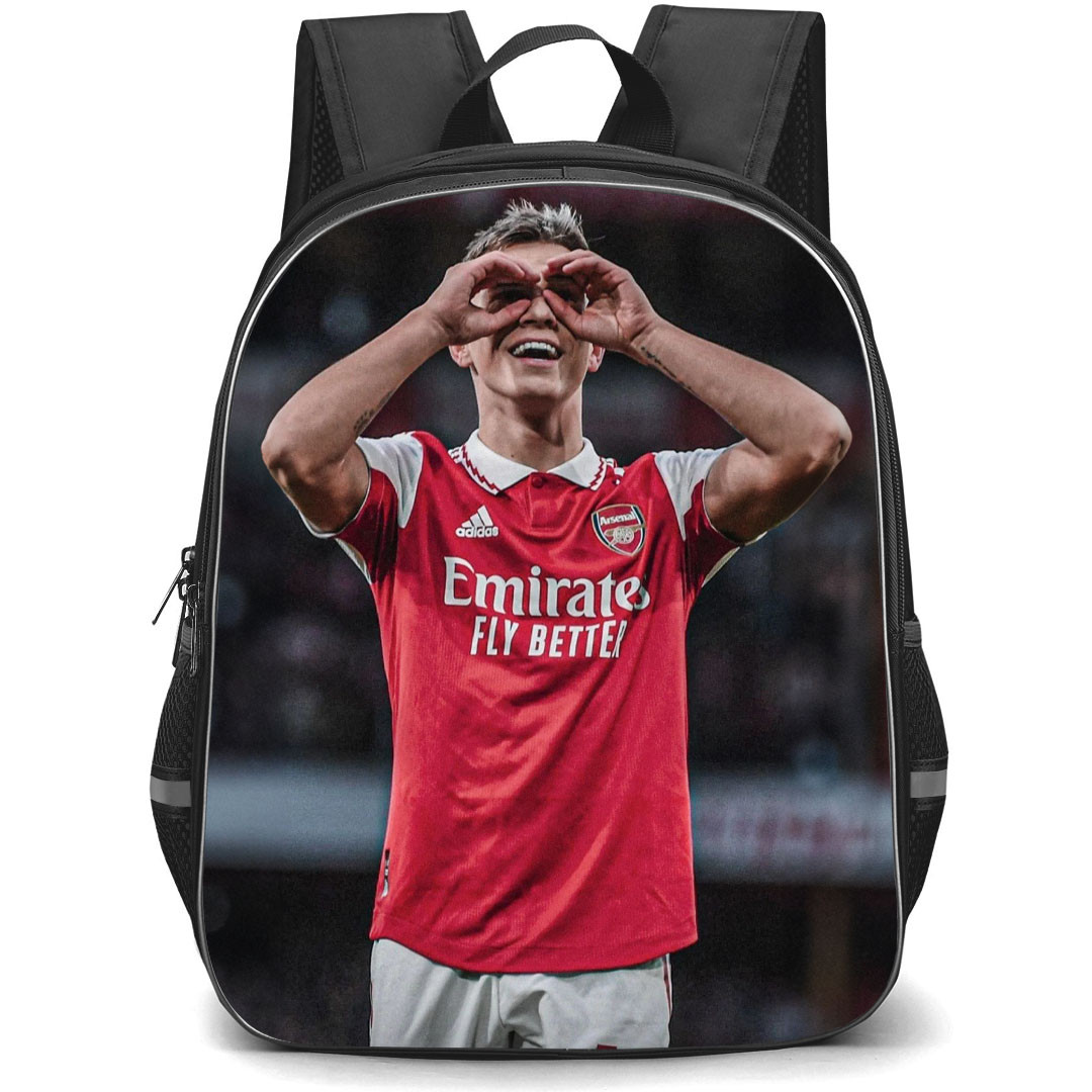 Leandro Trossard Backpack StudentPack - Leandro Trossard Arsenal F.C. Signature Celebration Poster