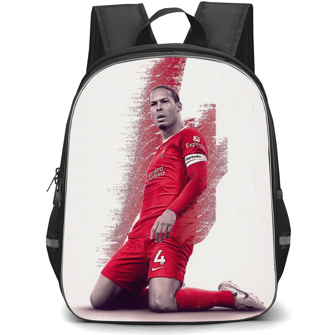 Van Dijk Backpack StudentPack - Van Dijk Liverpool F.C. The Comeback Hero Poster