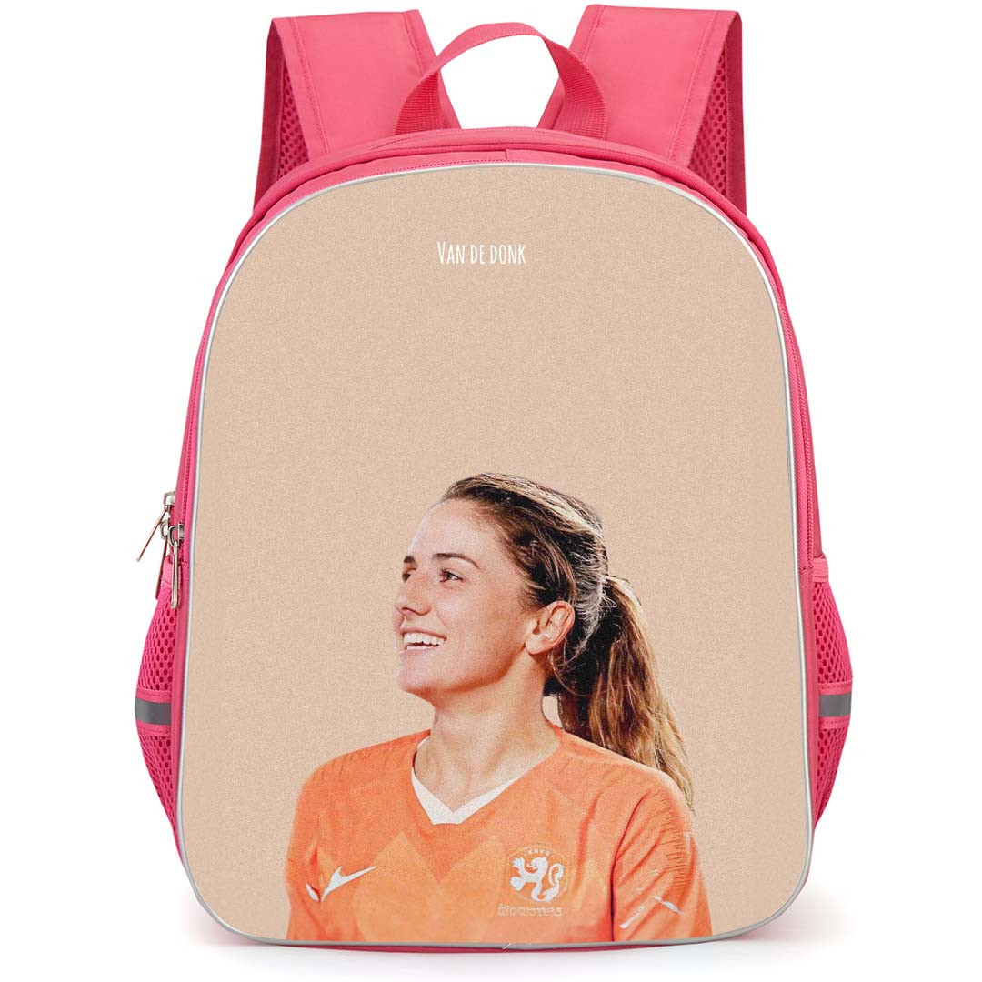 Van De Donk Backpack StudentPack - Van De Donk Netherlands Women's National Football Side Portrait Smiling Poster