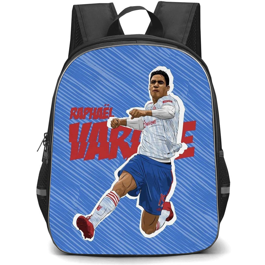 Raphael Varane Backpack StudentPack - Raphael Varane Manchester United F.C. Celebration Illustration Art
