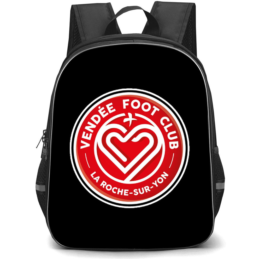 Vendee Football Club Backpack School Bag StudentPack - Large Logo Football Club