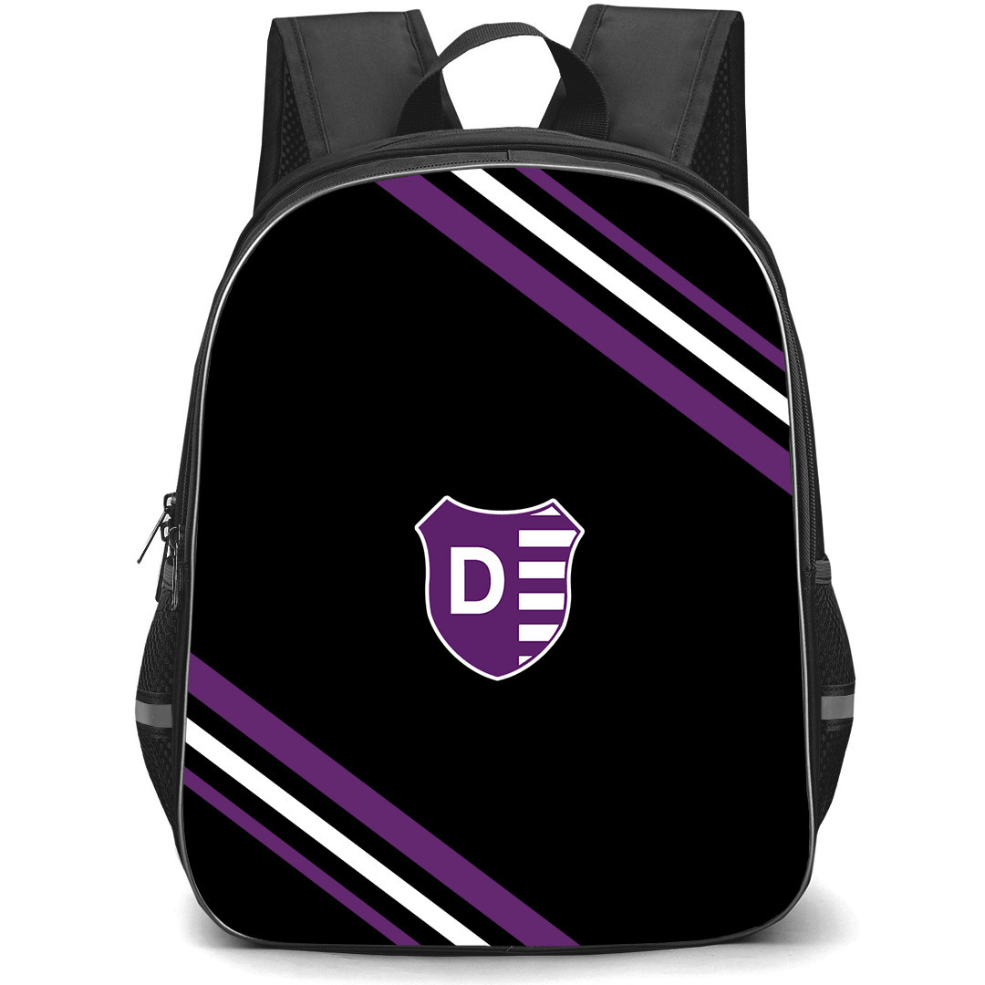 Club Villa Dalmine Backpack School Bag StudentPack - Club Villa Dalmine Large Logo With Stripe