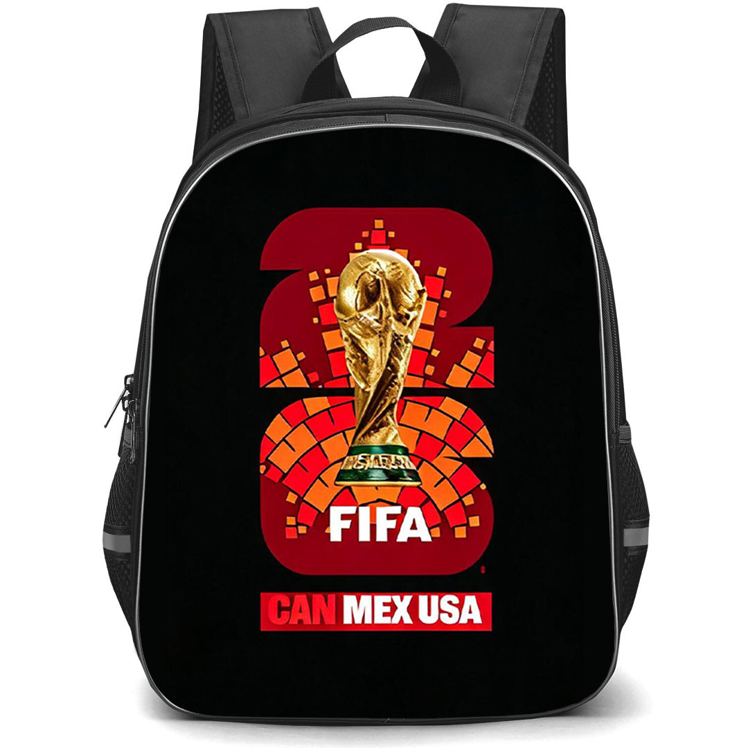 FIFA World Cup 2026 Canada Backpack School Bag StudentPack - FIFA World Cup 2026 Canada Host Nation Trophy Poster